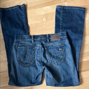 Citizens of Humanity Women's Blue Jeans boot cut low rise size 27 4